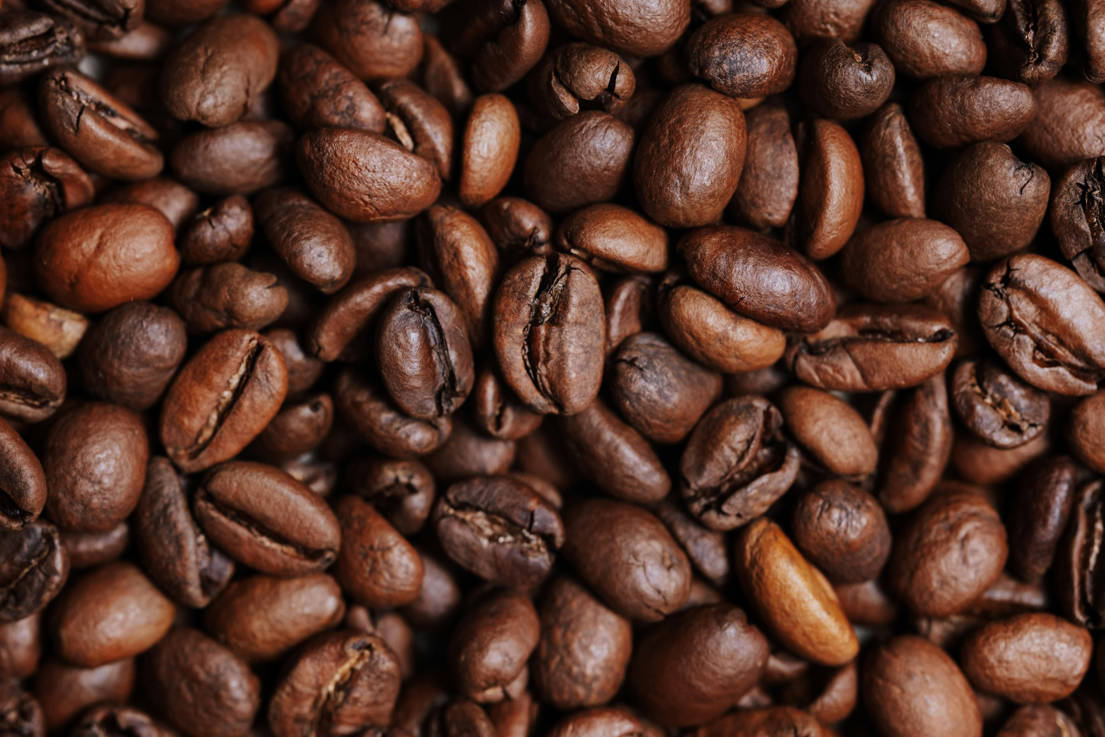 Vers gebrande koffiebonen