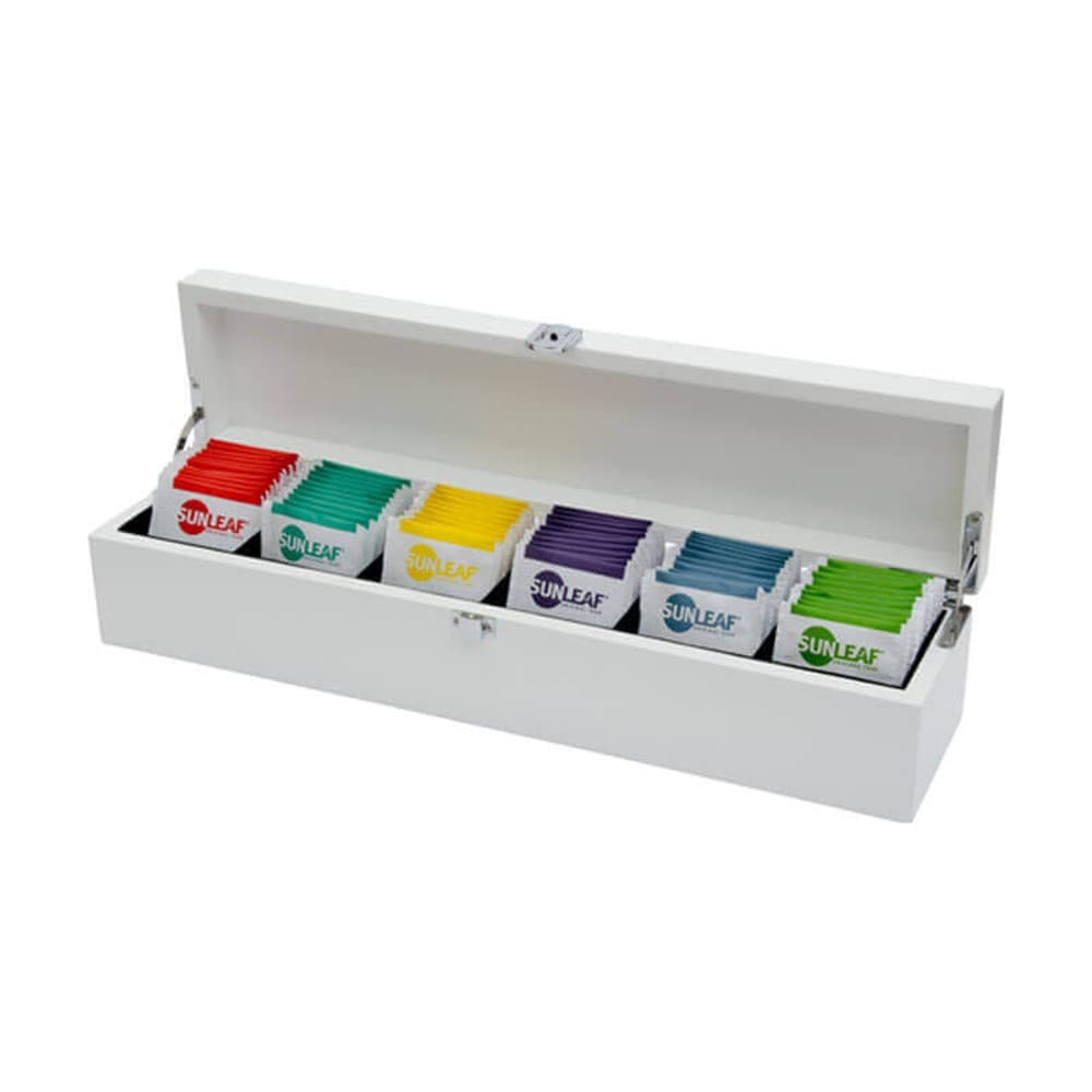 Houten box – 6 compartimenten